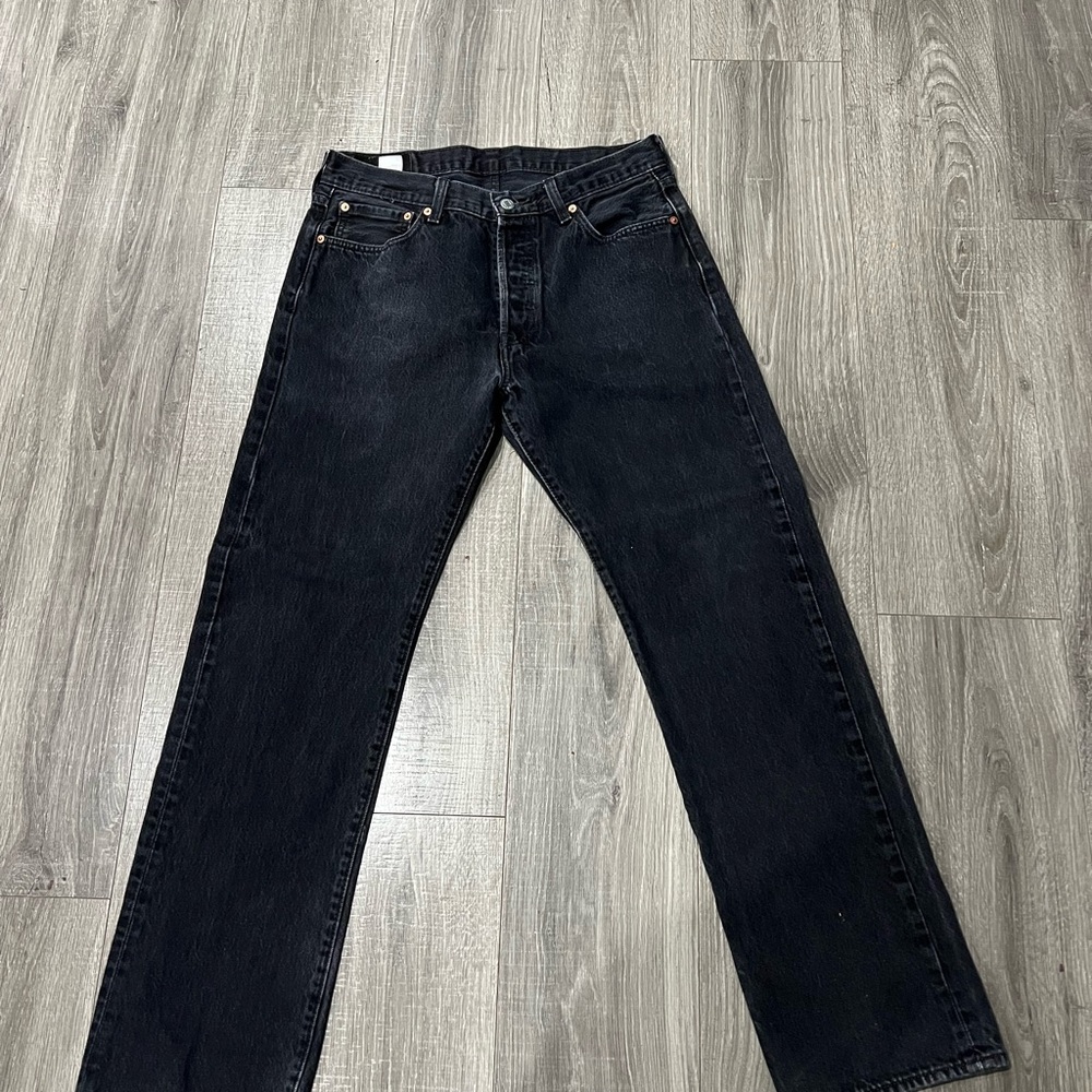 Levi's Men's Straight Black Jeans